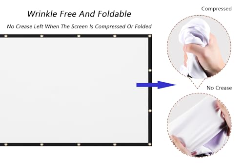 120 Inch Foldable Projector Screen 16:9