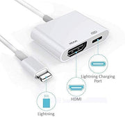 Lightning to HDMI Adapter 1080P HD Display Cable