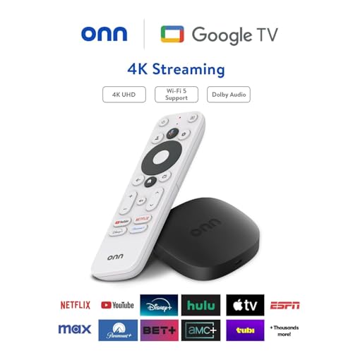 4K Streaming Device Google TV Voice Remote