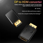 DisplayPort to HDMI Adapter 4K 2PCS Pack