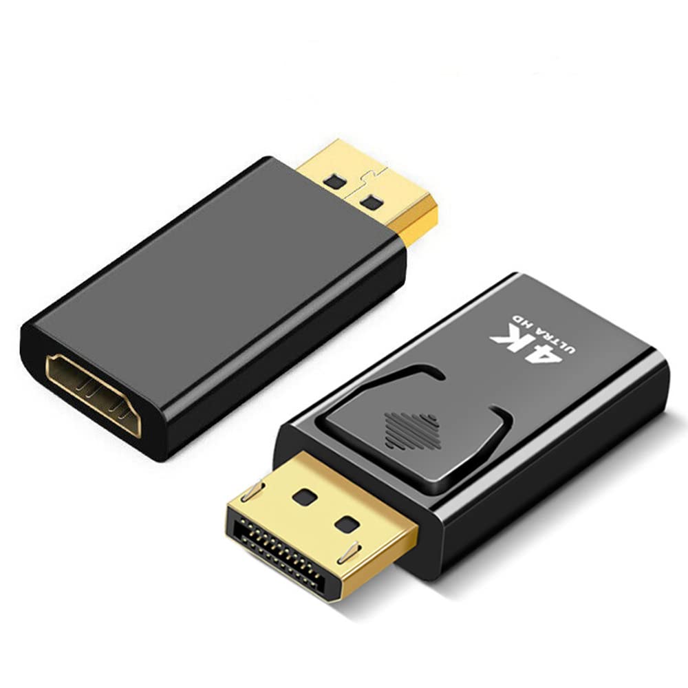 DisplayPort to HDMI Adapter 4K 2PCS Pack