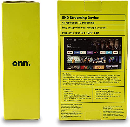 4K Android TV Streaming Device Voice Remote