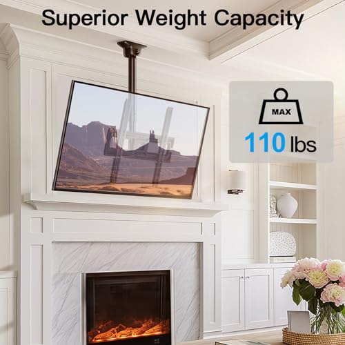 Ceiling TV Mount 26–65 Inch Adjustable Bracket