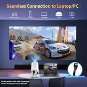 Mini Smart Projector WiFi Bluetooth 1080P