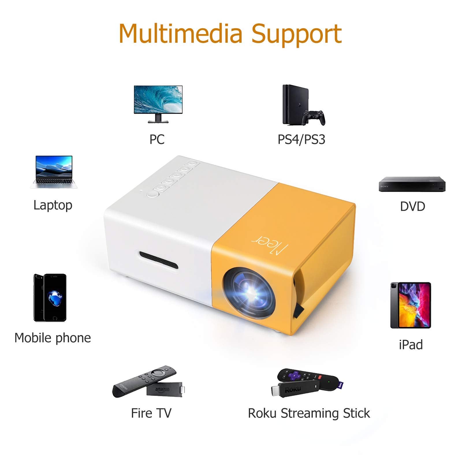 Mini LCD Video Projector