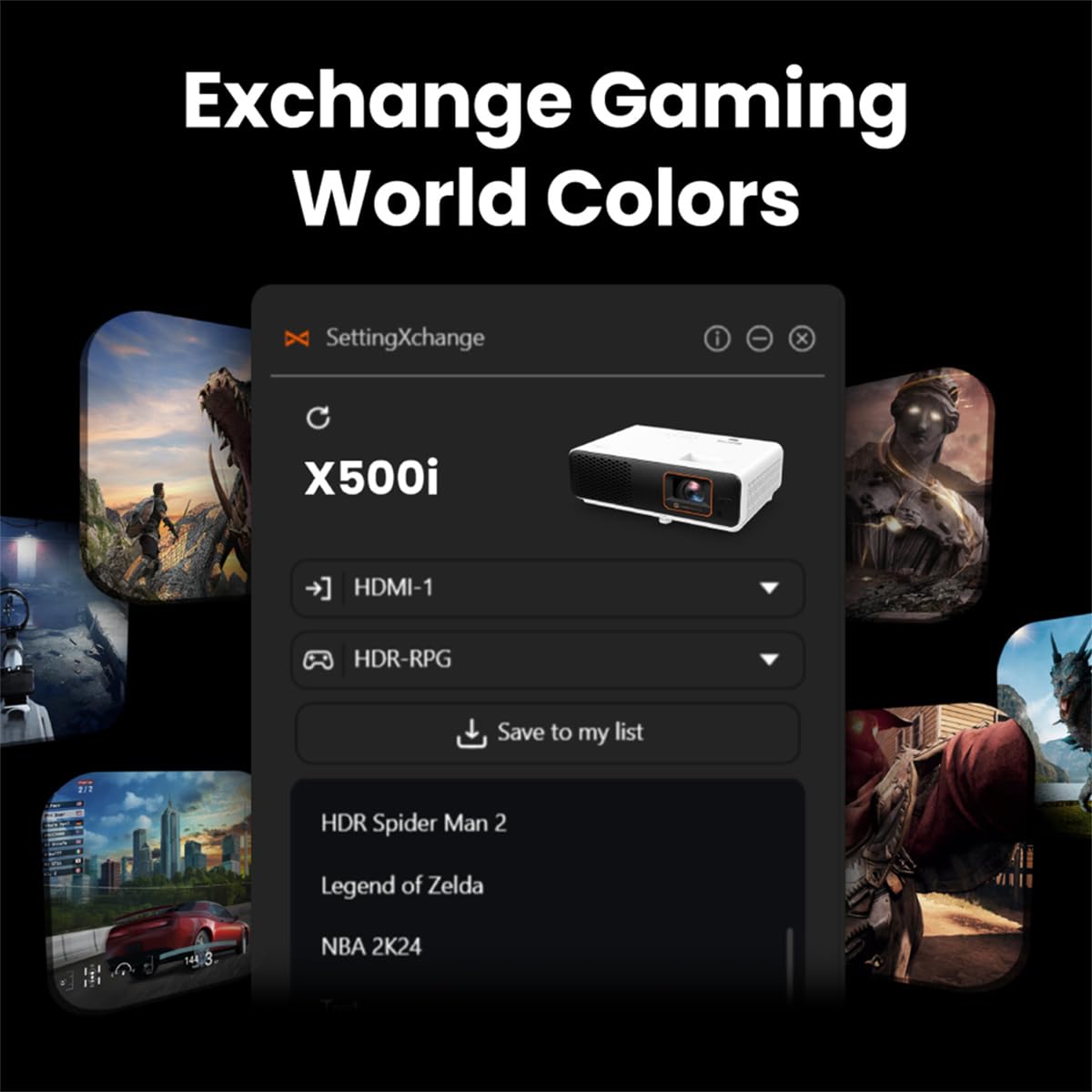 BenQ 4K HDR Gaming Projector