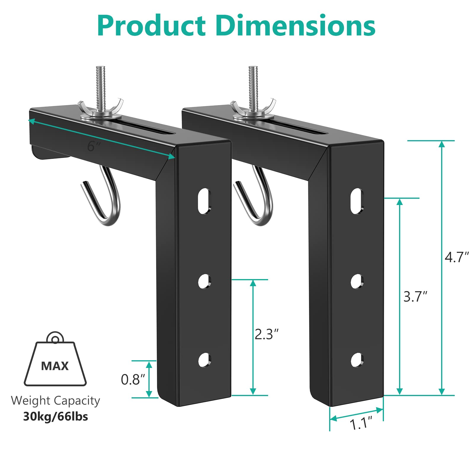 Universal Projector Screen Ceiling Mount