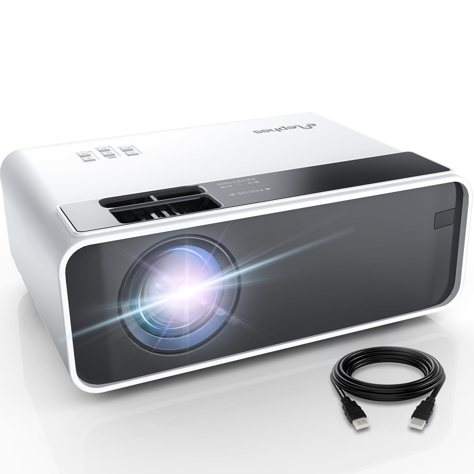 4K Smart Projector WiFi Bluetooth Apps Built-In