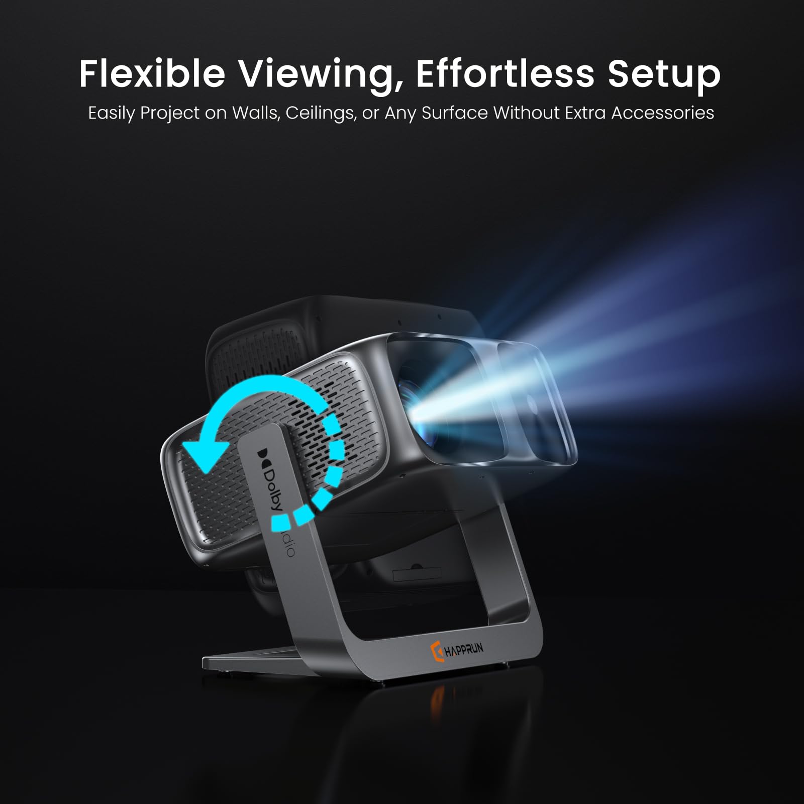 4K Smart Projector 2000 ANSI WiFi Bluetooth