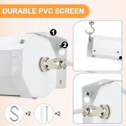 Motorized Projector Screen 4K HD Electric Screen