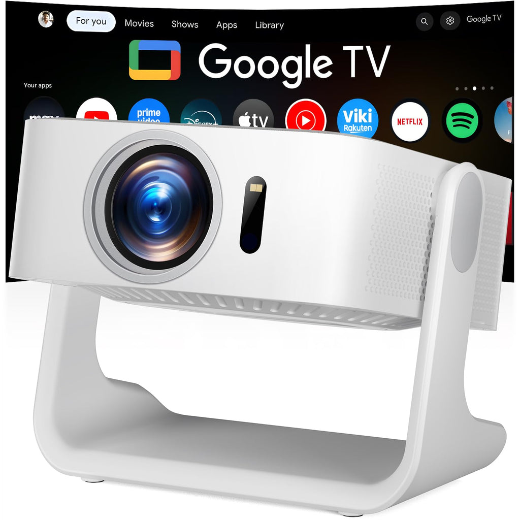 4K Smart Projector WiFi Bluetooth Apps Built-In