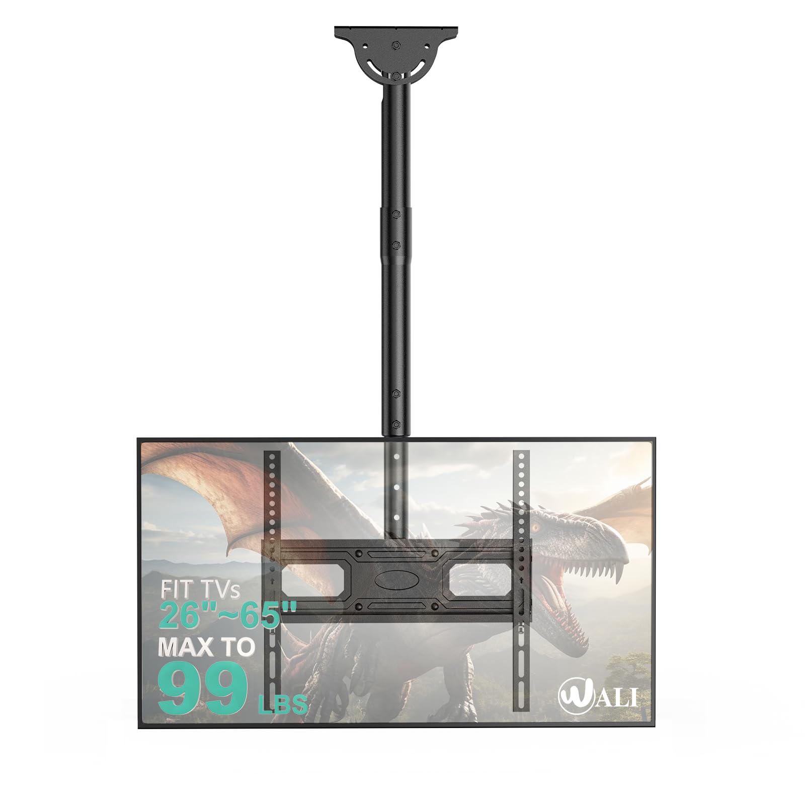Adjustable TV Ceiling Mount 23–90 Inch