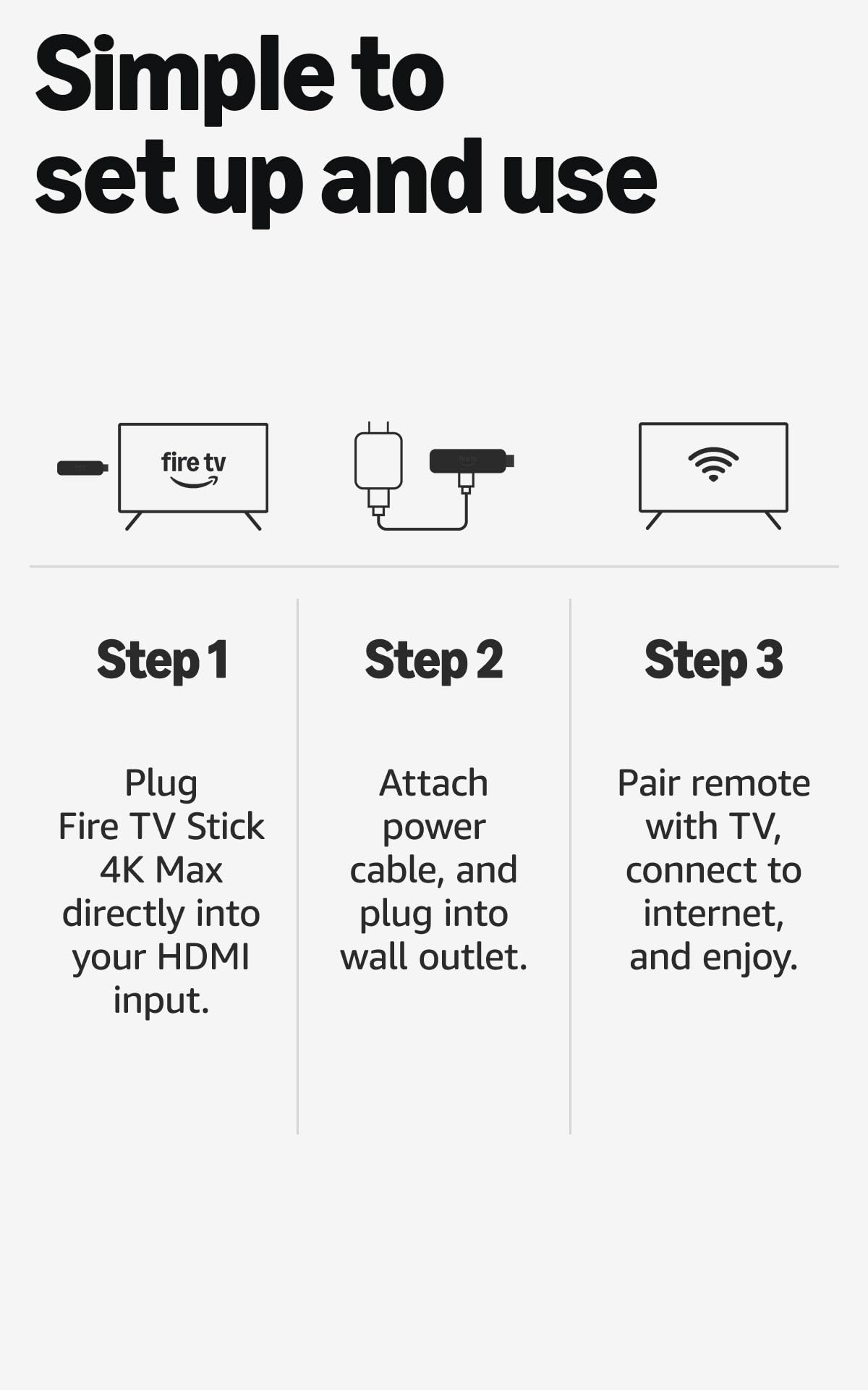 4K Max Streaming Stick WiFi 6E Voice Remote