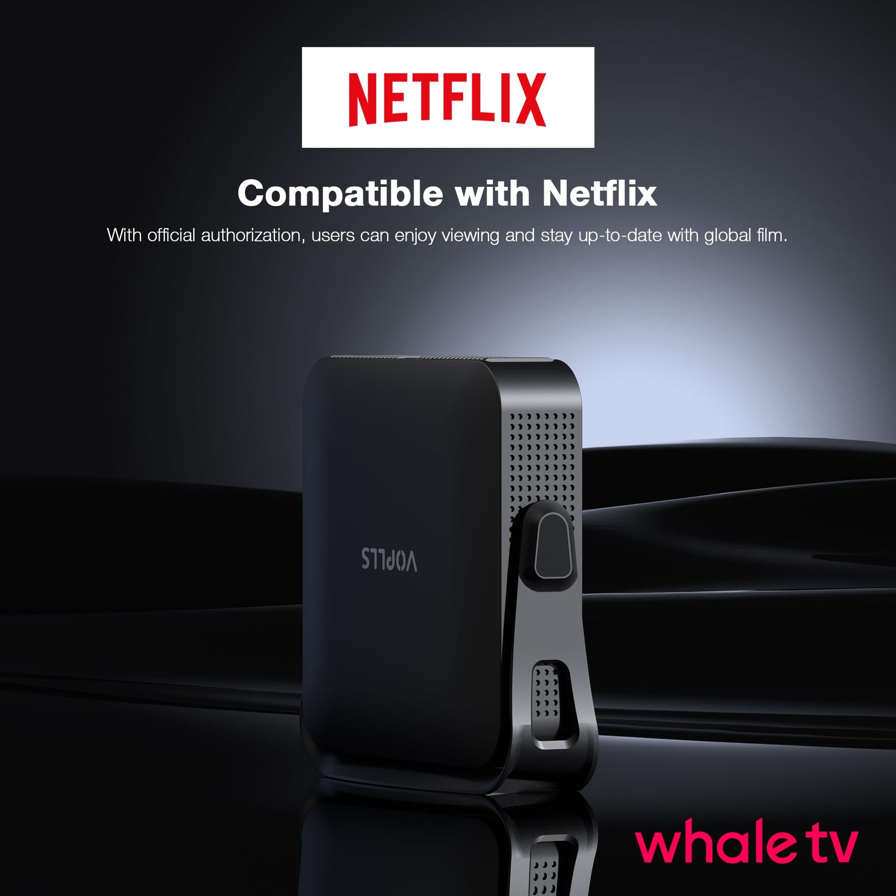 Smart Mini Projector 1080P WiFi Bluetooth