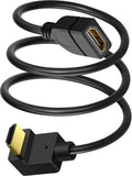 90° HDMI Extension Cable Male to Female
