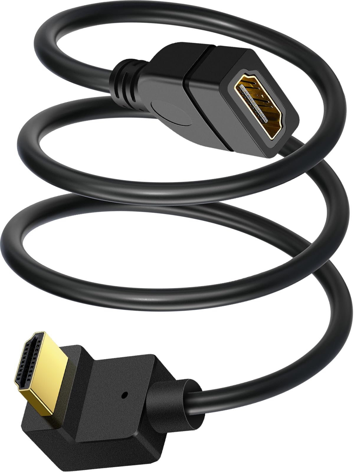 90° HDMI Extension Cable Male to Female