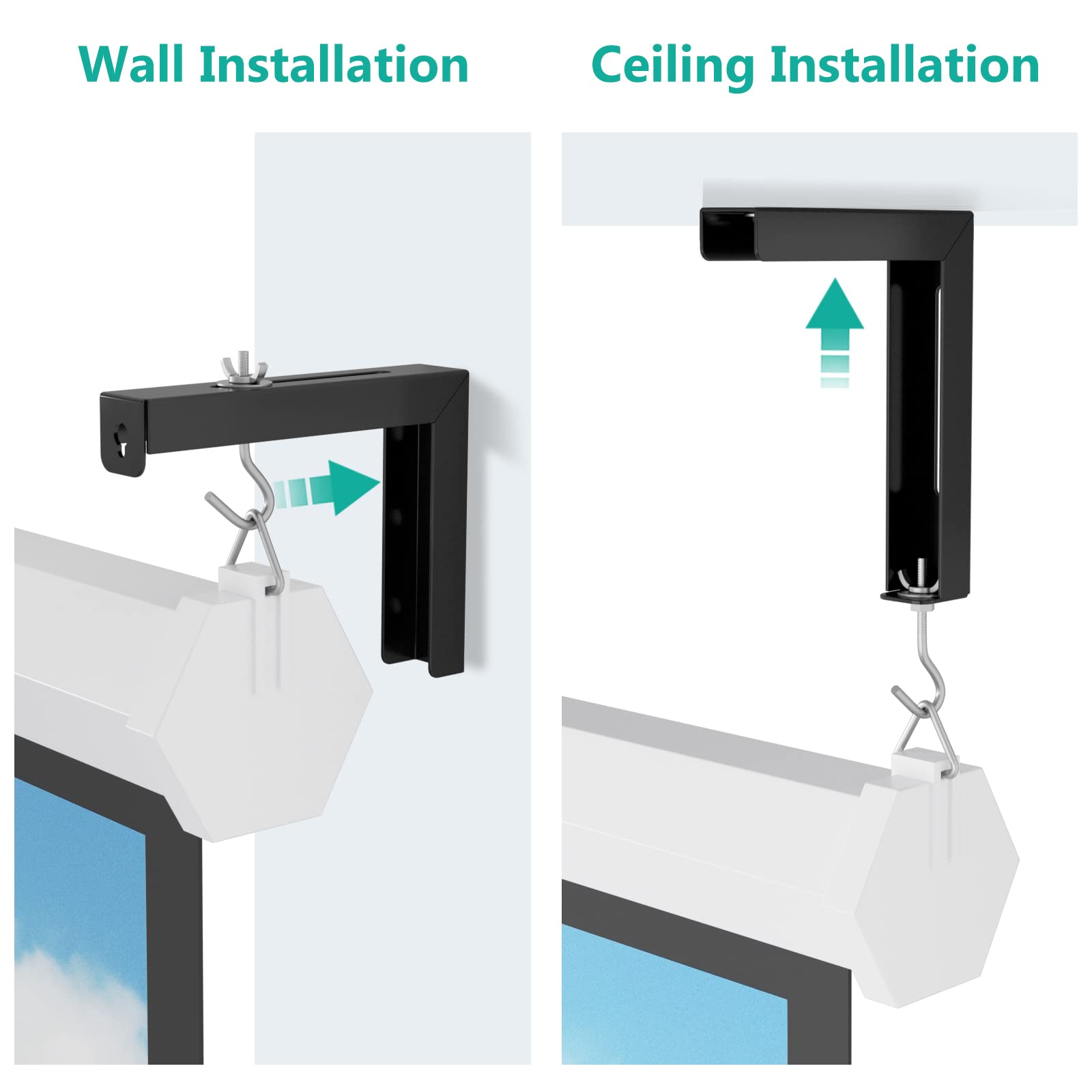 Universal Projector Screen Ceiling Mount