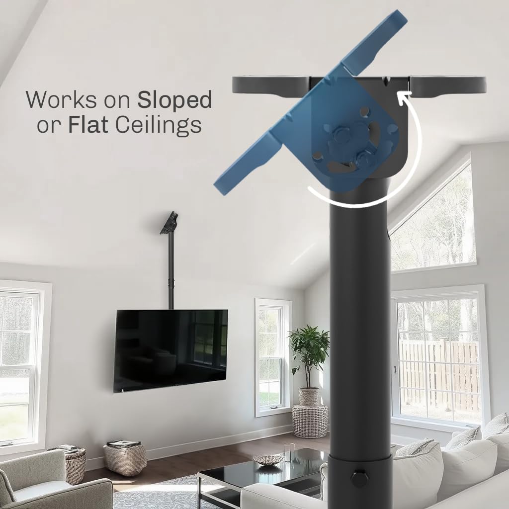 Ceiling TV Mount with Extension Pole