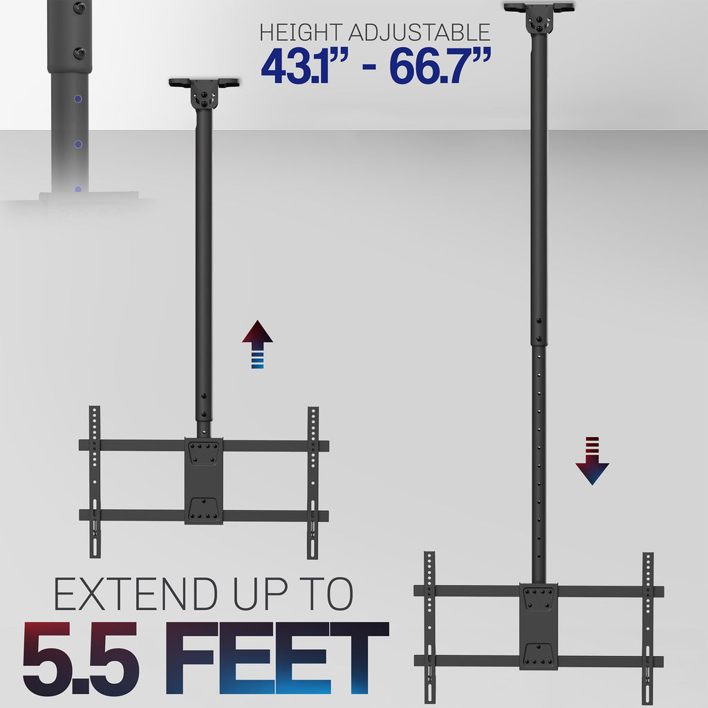 Ceiling TV Mount with Extension Pole