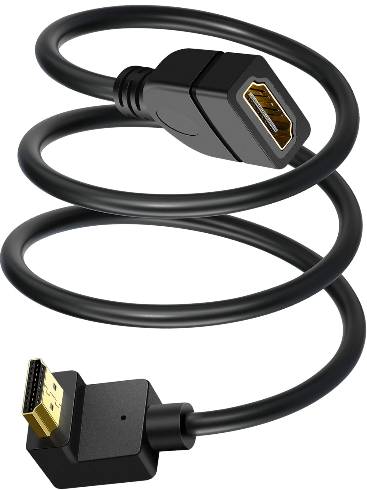 90° HDMI Extension Cable Male to Female