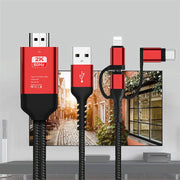 3 in 1 Type-C HDMI Projection Cable 2M