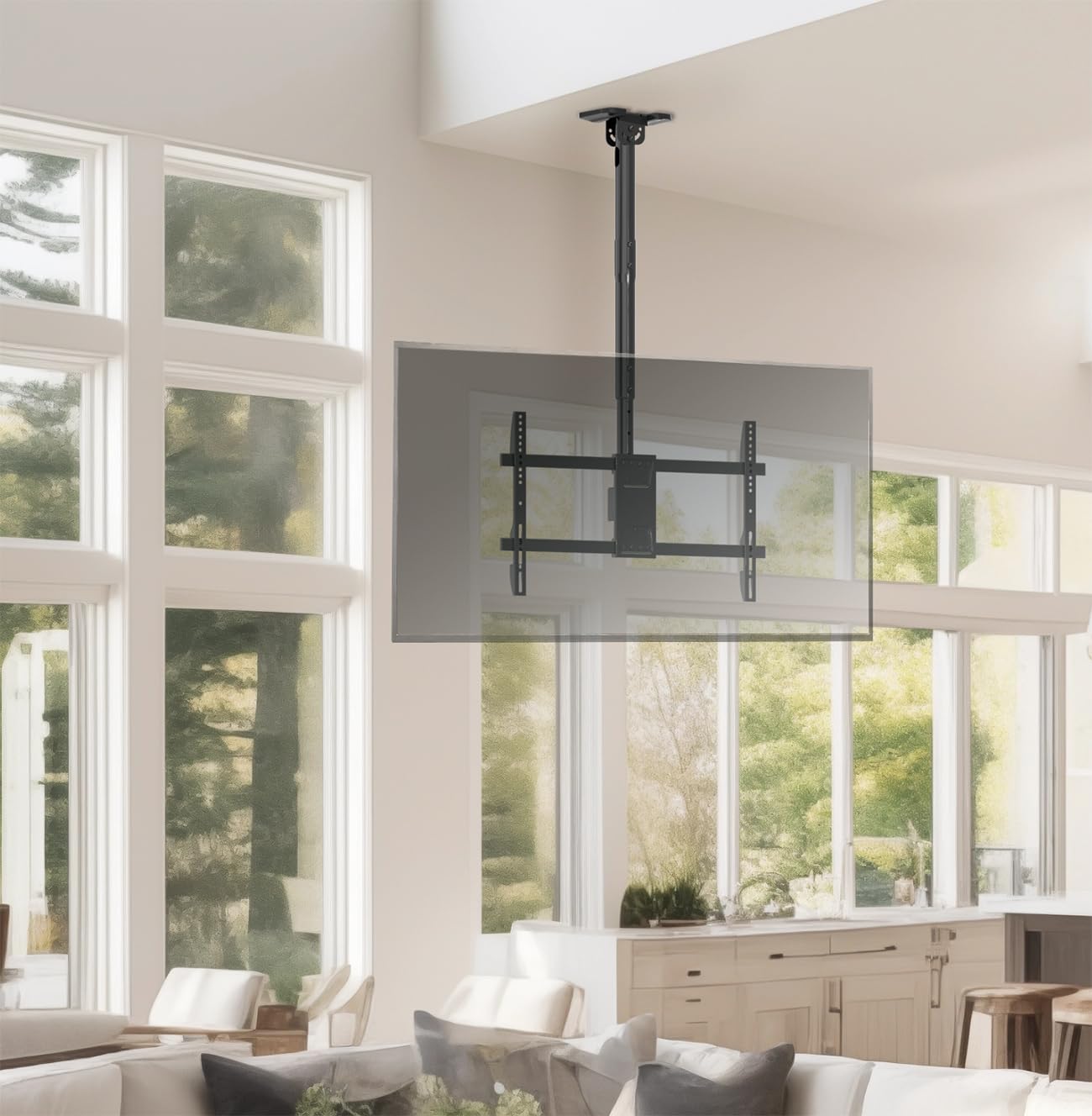 Ceiling TV Mount with Extension Pole