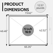 Motorized Projector Screen 4K HD Electric Screen