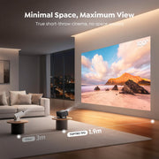 Mini Smart Projector 4K WiFi Bluetooth