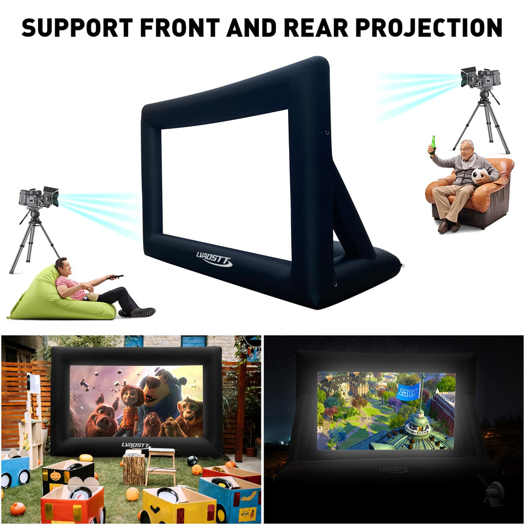 Inflatable Outdoor Projector Screen Front & Rear Projection