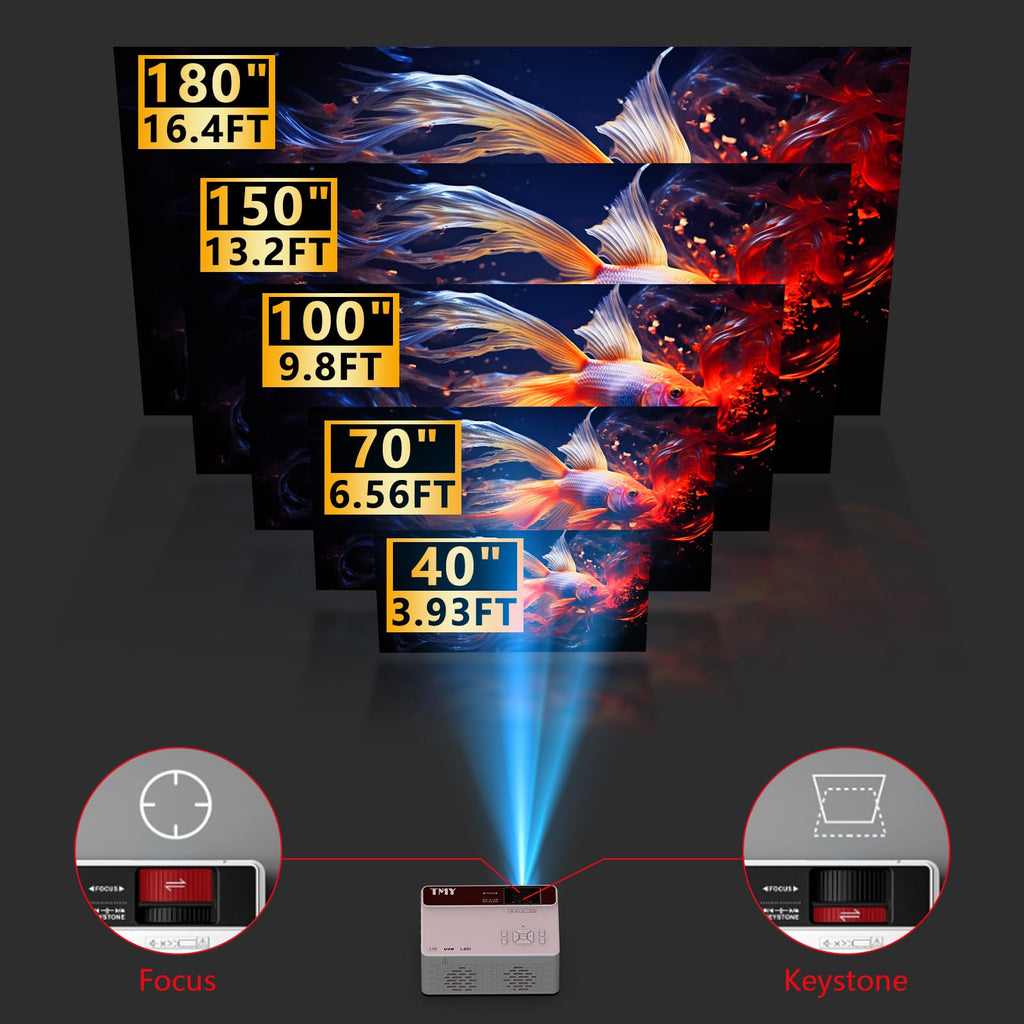 Mini Projector 1080P Bluetooth