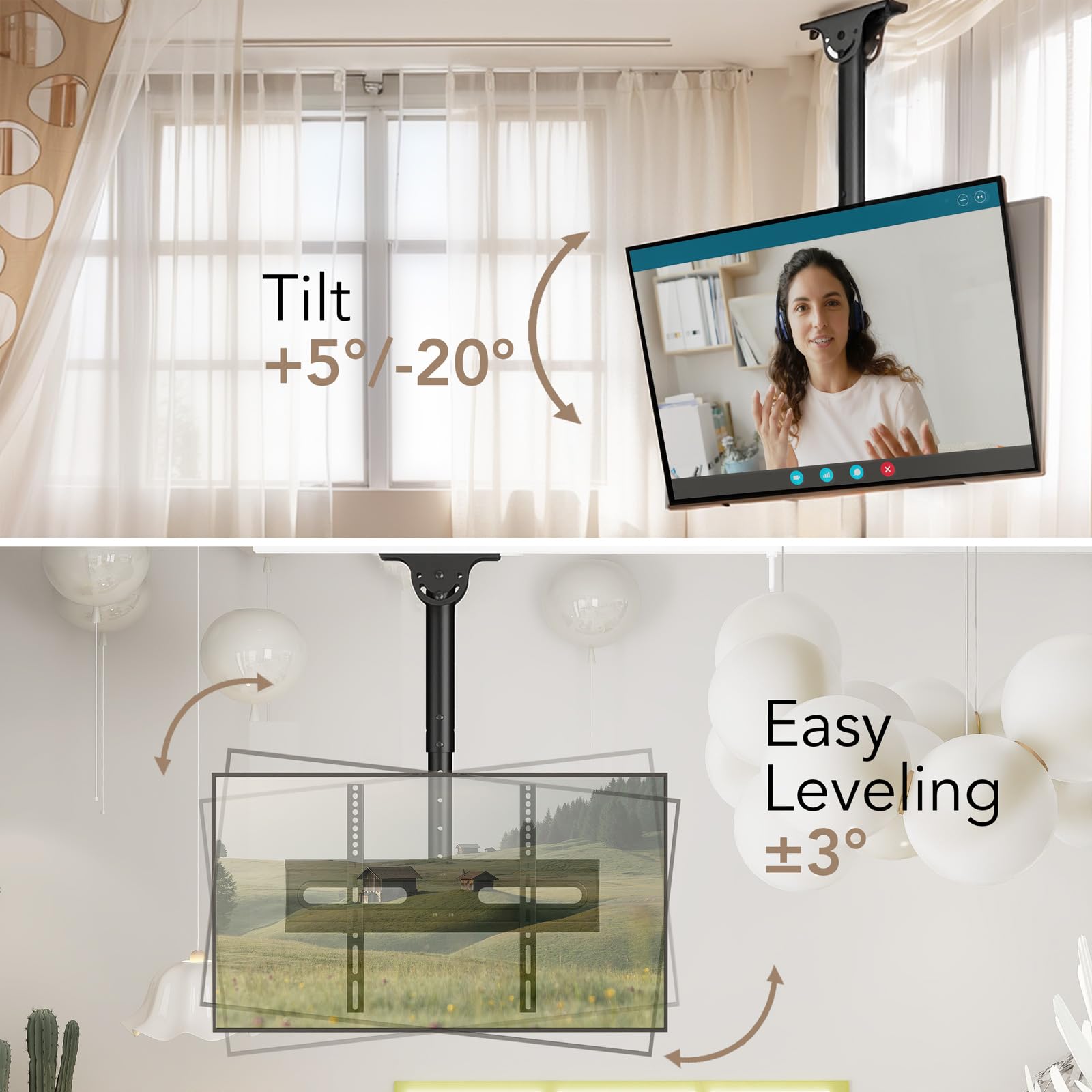 TV Ceiling Wall Mount