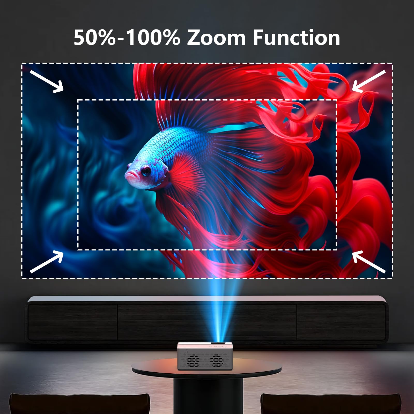 Mini Projector 1080P Bluetooth