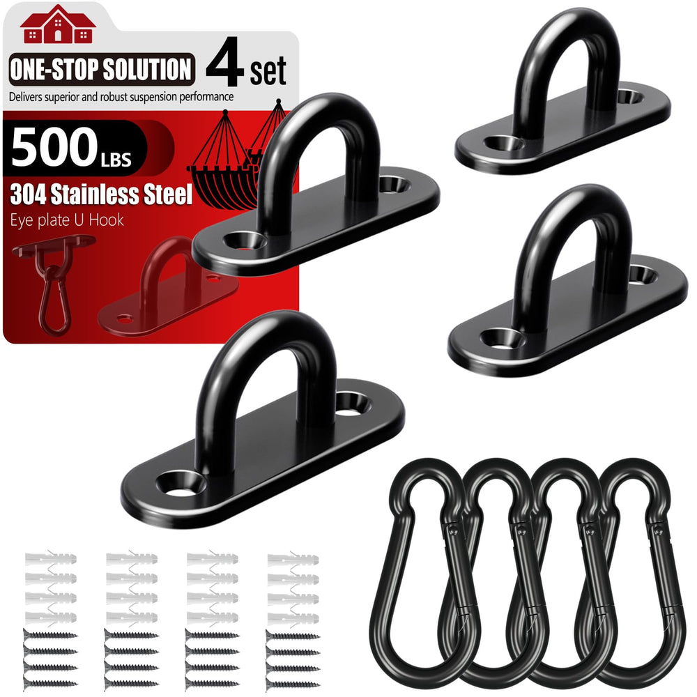 Stainless Steel Ceiling Hook Set 8PCS