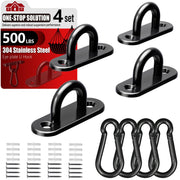 Stainless Steel Ceiling Hook Set 8PCS