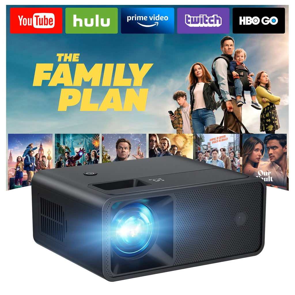CiBest Video Mini Projector, Small Movie Projector