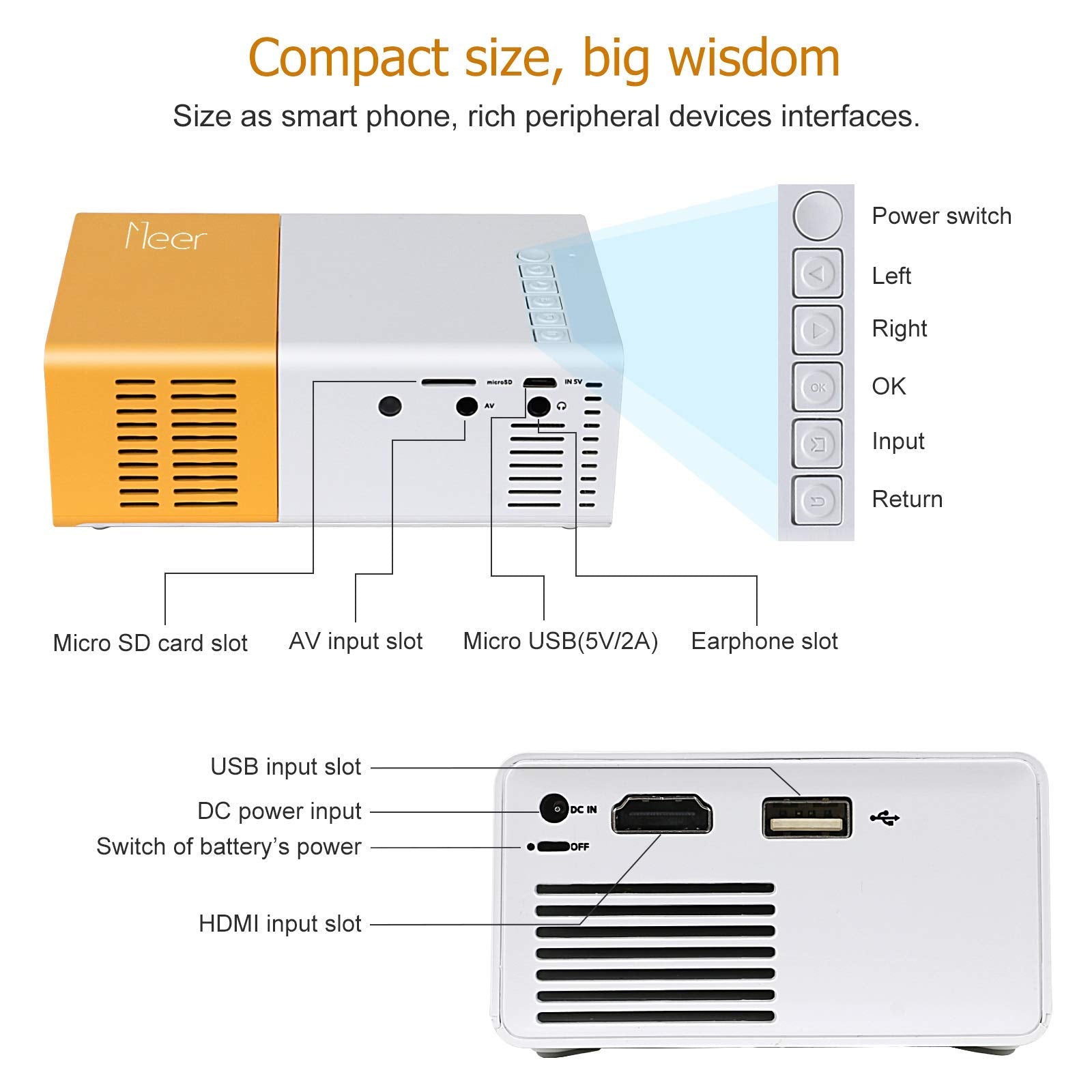 Mini LCD Video Projector
