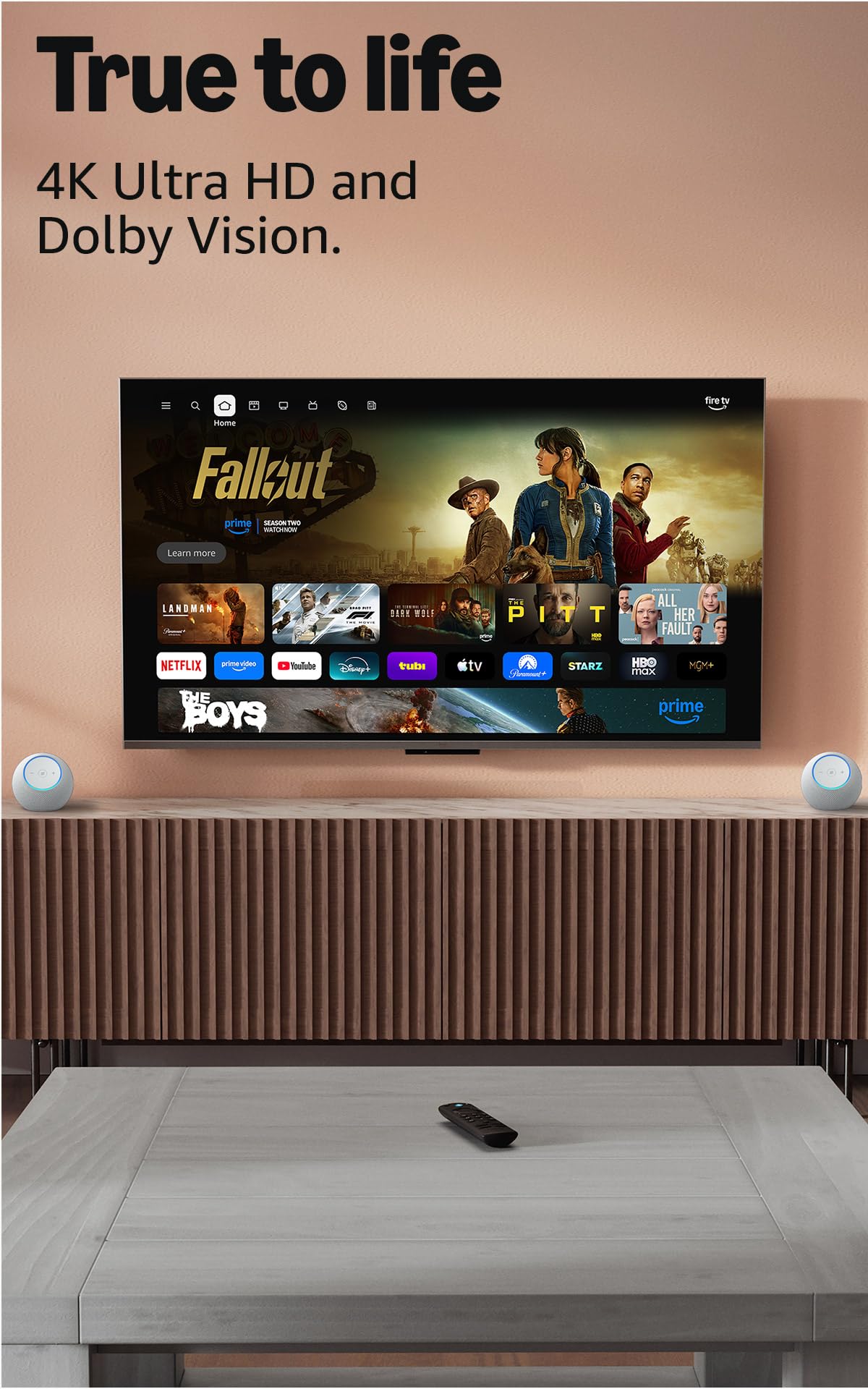 4K Streaming Stick WiFi 6 Voice Remote