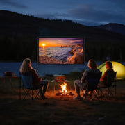 Portable Projector Screen with Stand 4K 16:9