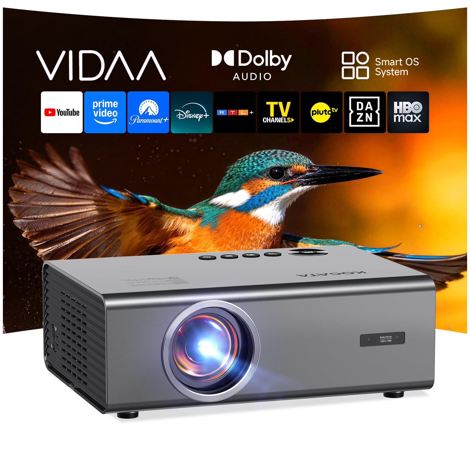 Smart WiFi Bluetooth Projector GC357C Lite