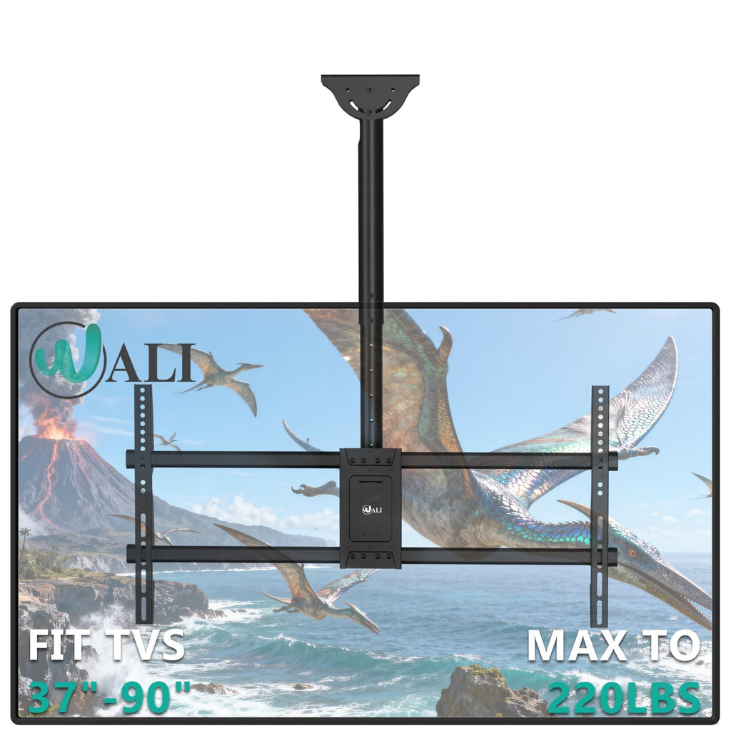 Adjustable TV Ceiling Mount 23–90 Inch