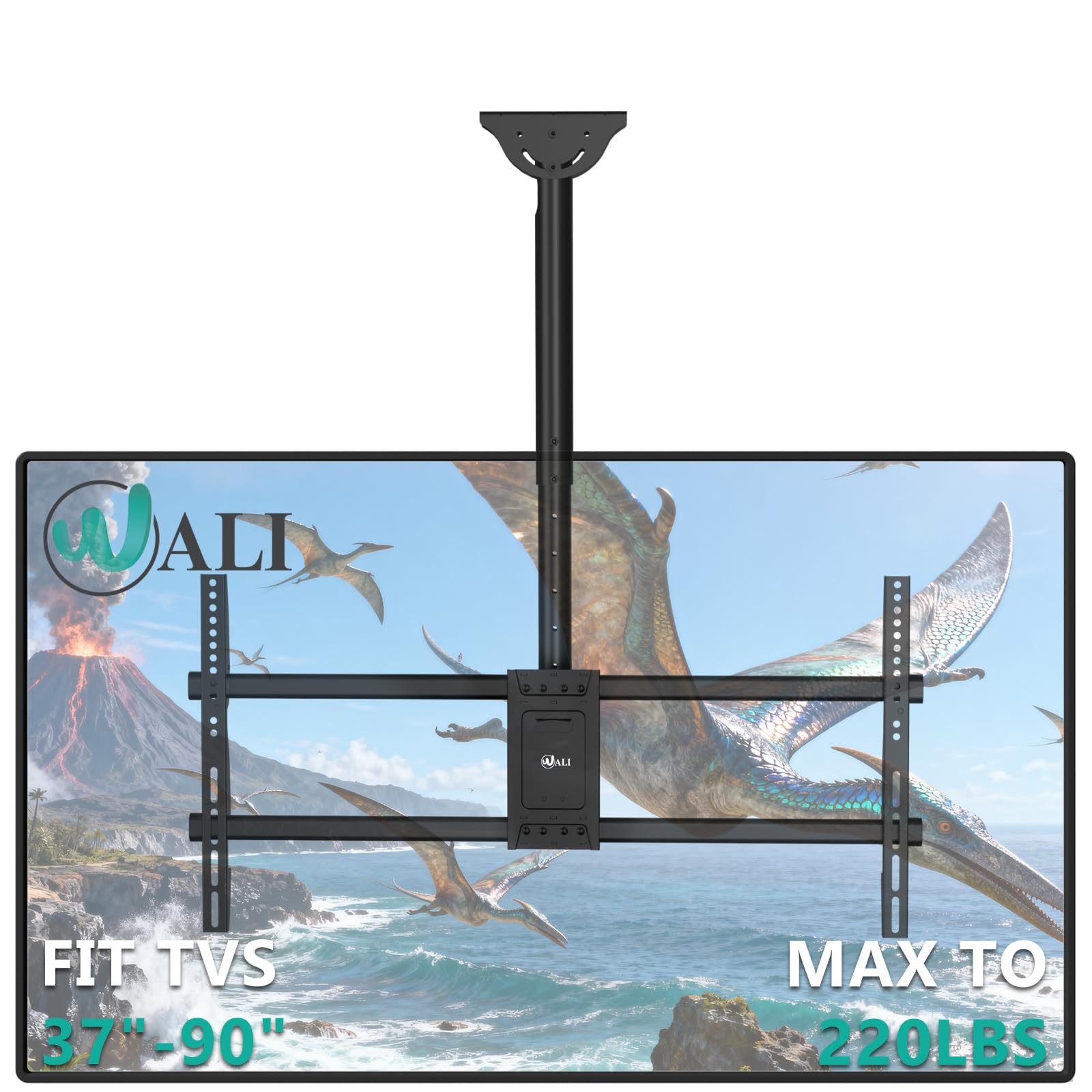 Adjustable TV Ceiling Mount 23–90 Inch