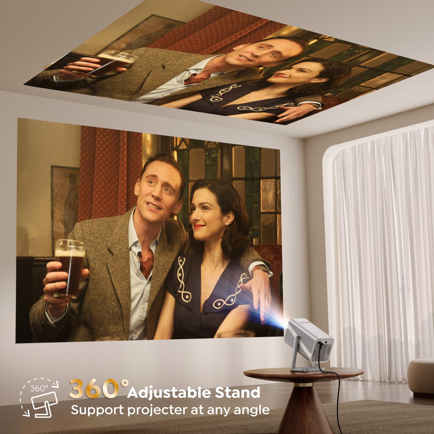 Smart Projector 4K WiFi Bluetooth