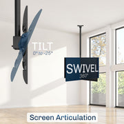 Ceiling TV Mount with Extension Pole