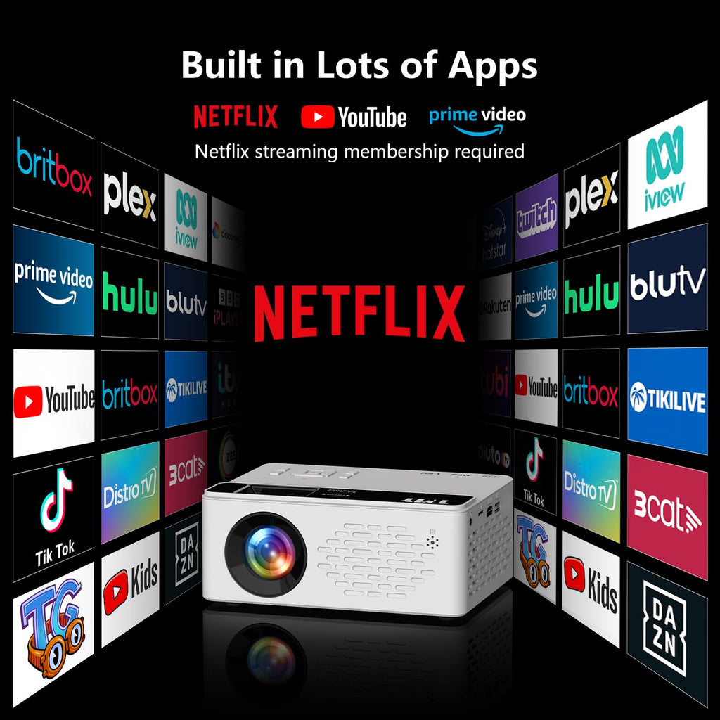 Mini Projector 1080P Bluetooth