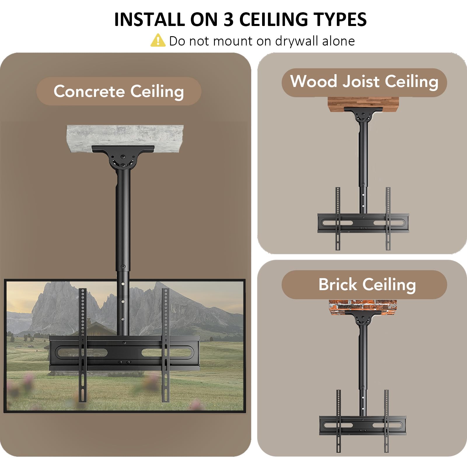 TV Ceiling Wall Mount