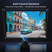 4K Smart Projector 1500 ANSI WiFi Bluetooth