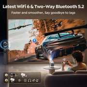 Smart Projector 4K WiFi Bluetooth