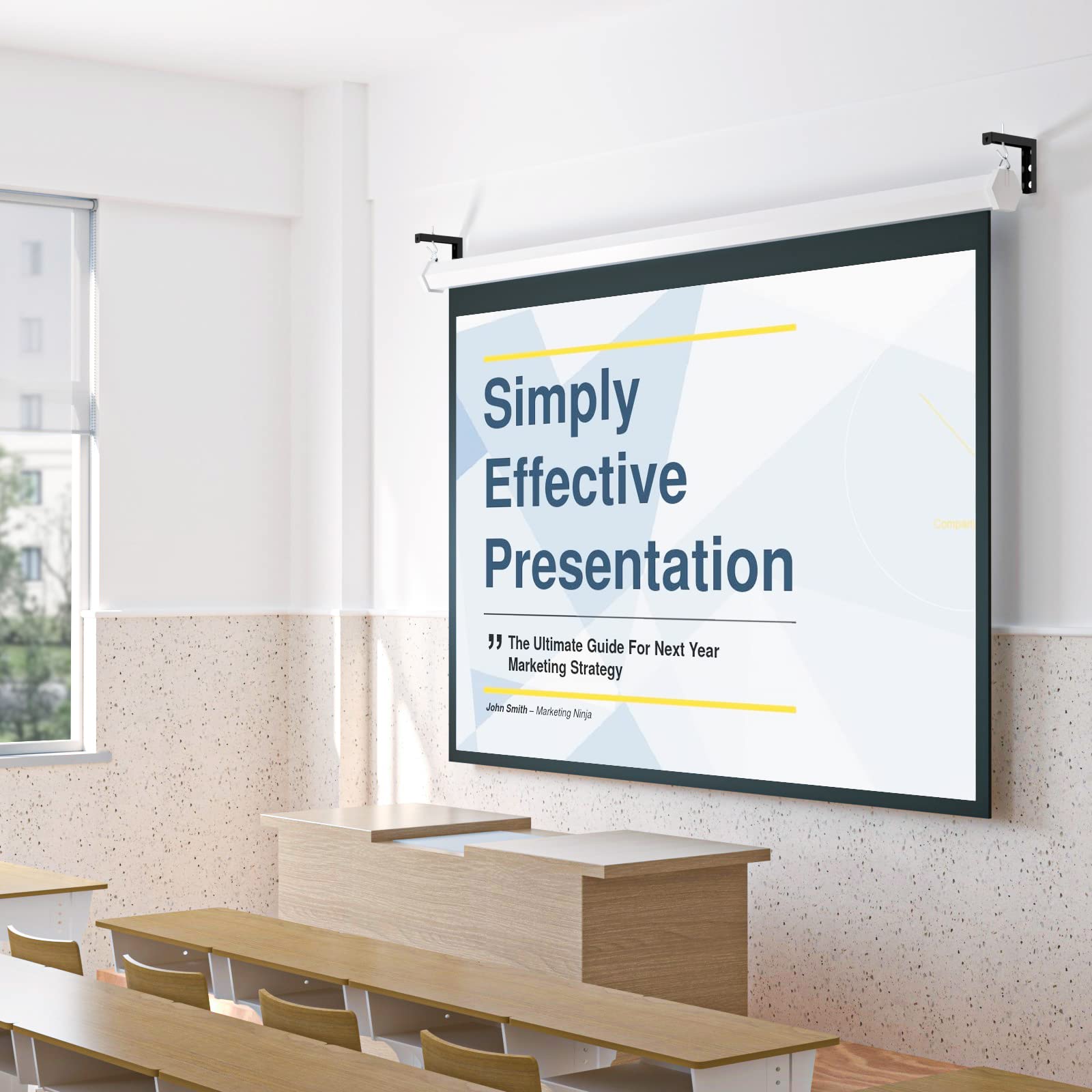 Universal Projector Screen Ceiling Mount