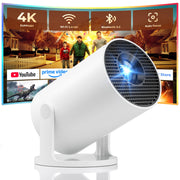 Mini Smart Projector WiFi Bluetooth 4K Support