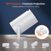 Mini Projector WiFi Bluetooth 1080P HD